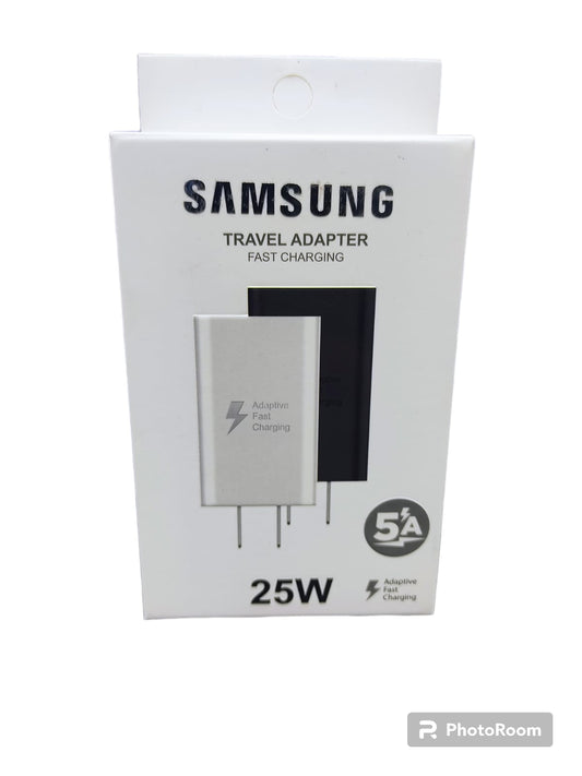 CARGADOR SAMSUNG 25W BLANCO CARGA RAPIDA