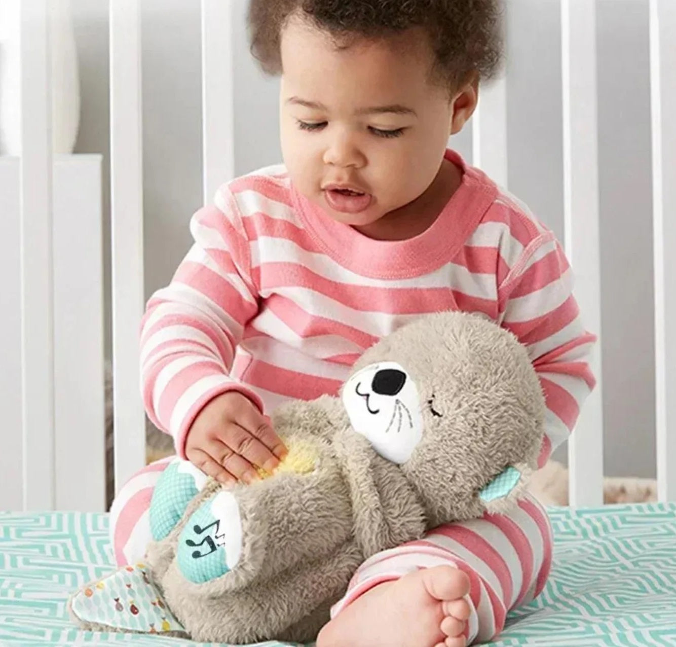 Nutria Peluche Con Sonido Para Bebe